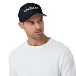 Kingdom Wear Structured Twill Cap with White Embroidery
