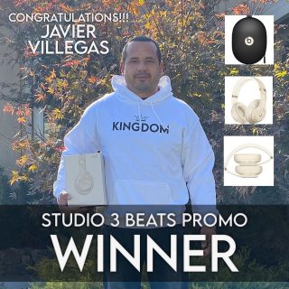 Congratulations to Javier Villegas for Winning the Studio 3 Beats Promo - Thank You for all the Support!!!